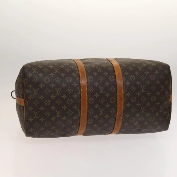 LOUIS VUITTON Monogram Keepall Bandouliere 55 Boston Bag - Picture 4 of 15